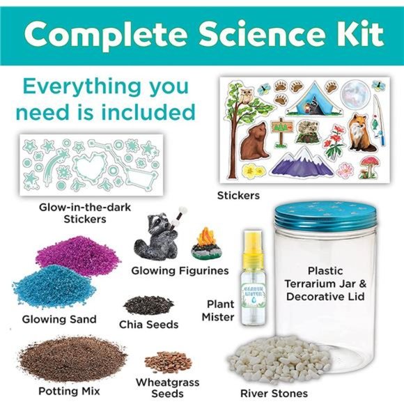 Creativity for Kids Terrarium Kit for Kids - Science Activities for Ages 5-8+ - Picture 9 of 12